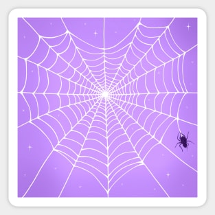 Heart Spider Web Sticker